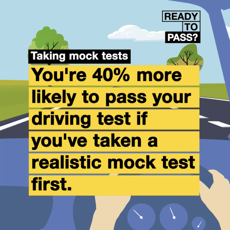 40% More likey to pass in Surrey if you take a mock driving test