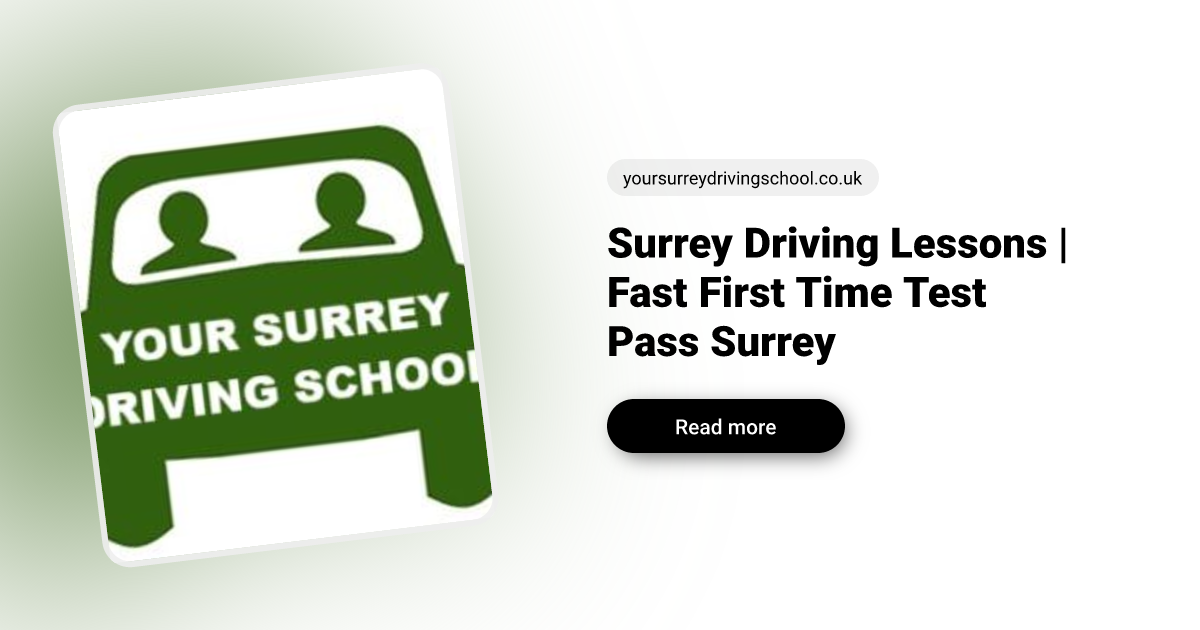Driving Schools in Surrey Motoring News